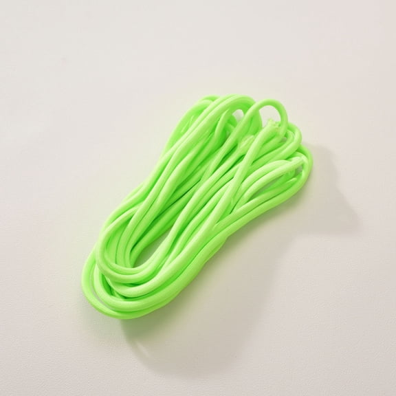 Firefly Hope 5 Packs Colored Polyester Rope, 5.47yd x 0.19in Braided Dacron Rope, Durable Fray-Resistant DIY Weaving Supplies for Pendants, Handmade Hanging Crafts, Green