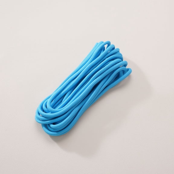 Firefly Hope 5 Packs Colored Polyester Rope, 5.47yd x 0.19in Braided Dacron Rope, Durable Fray-Resistant DIY Weaving Supplies for Pendants, Handmade Hanging Crafts, Blue