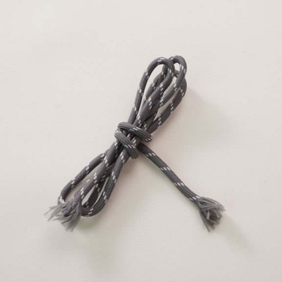 Firefly Hope 5 Packs Colored Polyester Rope, 5.47yd x 0.19in Braided Dacron Rope, Durable Fray-Resistant DIY Weaving Supplies for Pendants, Handmade Hanging Crafts, Gray+White