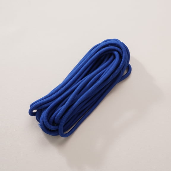 Firefly Hope 5 Packs Colored Polyester Rope, 5.47yd x 0.19in Braided Dacron Rope, Durable Fray-Resistant DIY Weaving Supplies for Pendants, Handmade Hanging Crafts, Dark Blue