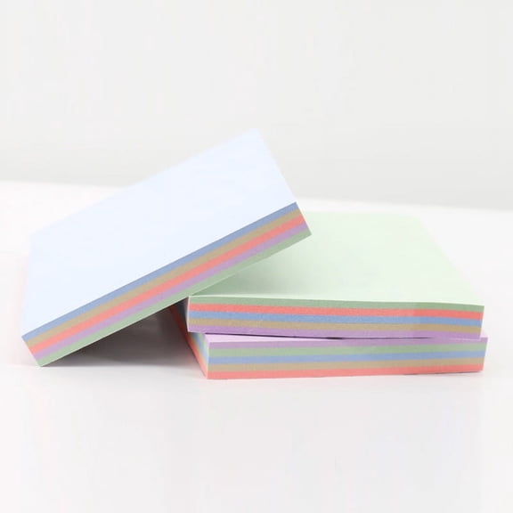 Firefly Hope 5 Pads Sticky Notes, 3x3 Inches Colored Self-Stick Pads, Strong Adhesive Easy to Post for Home, Office Supplies, Desk Accessories, 100 Sheets/Pad, 5 Colors