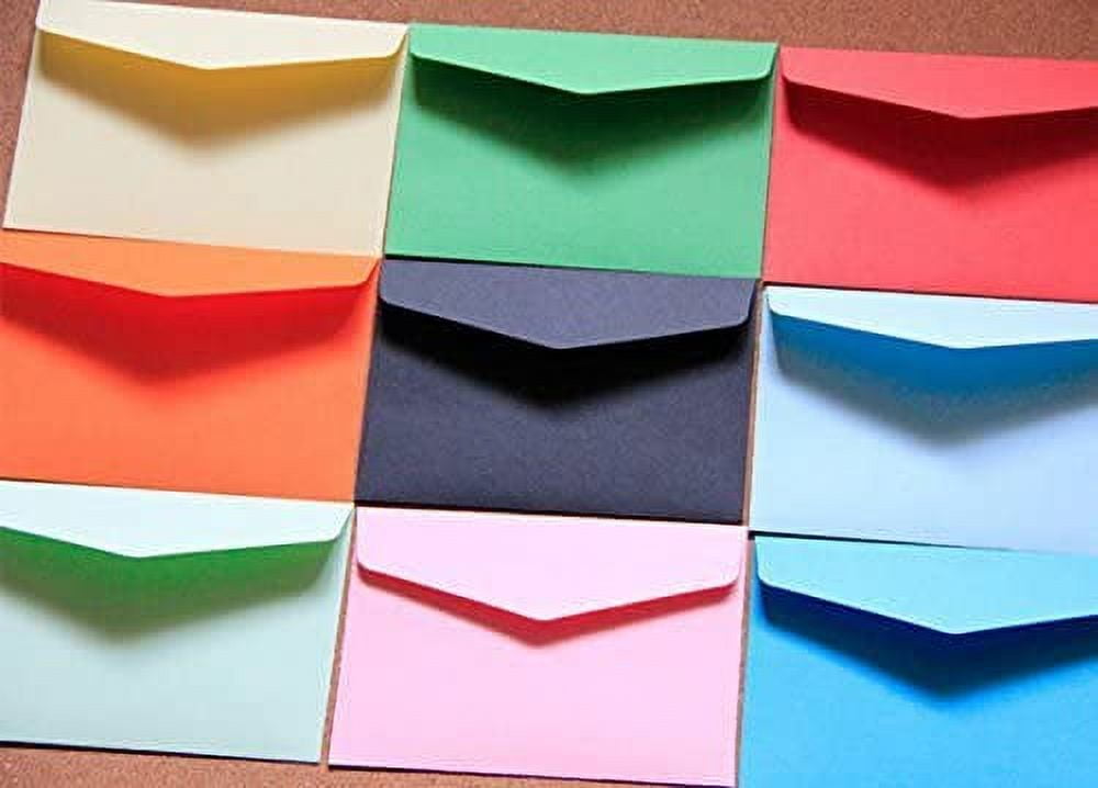 CYH 50 Pcs Colorful Mini Envelopes With Blank Cards Cute And - View #4