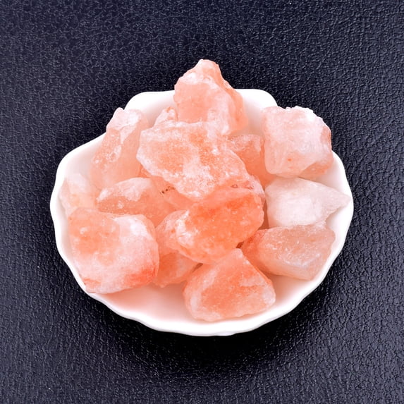 Firefly Hope 500g Rough Raw Natural Clear Quartz Gemstone, Multi-Use Crystal Rock for Lapidary, Jewelry Making, Wire Wrapping, Reiki Healing & Decoration, Orange