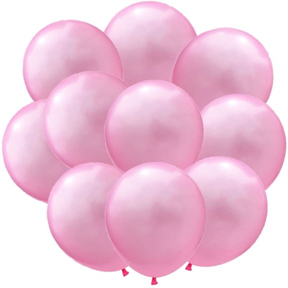 Firefly Hope 50PCS Pink Balloons, Bulk Premium 12 Inch Party Balloons, Versatile Decor for Birthday, Bridal Shower & Graduation