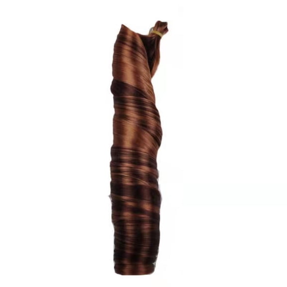 Firefly Hope 6 Packs 24 Inch PreStretched French Curl Braiding Hair Extensions, Bouncy Loose Wave with Spiral Curly Ends, Soft Knotless French Curls Braids, Brown
