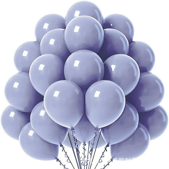 Firefly Hope 60 Pcs 10 Inch Macaron Color Latex Balloons, Quality Party Decor for Birthday & Wedding，Grey