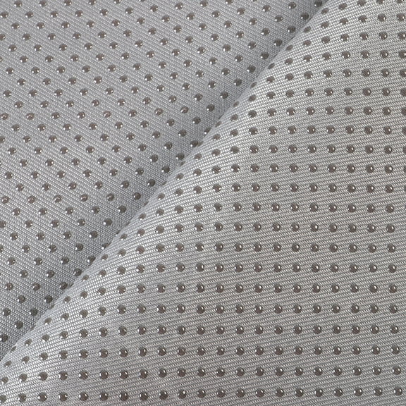 Firefly Hope 60x40 Inch Antislip Rubber Dotted Fabric, Washable Reusable Non-Slip Backing Cloth for Tufting Carpets & Punch Needle Crafts, Grey