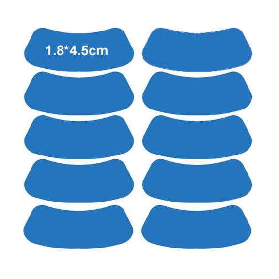 Firefly Hope 75 Pairs Breathable Eye Decals, Sports Under-Eye Face Strips, Decorative Stickers for Football & Baseball Game Day Fan Accessories, Blue