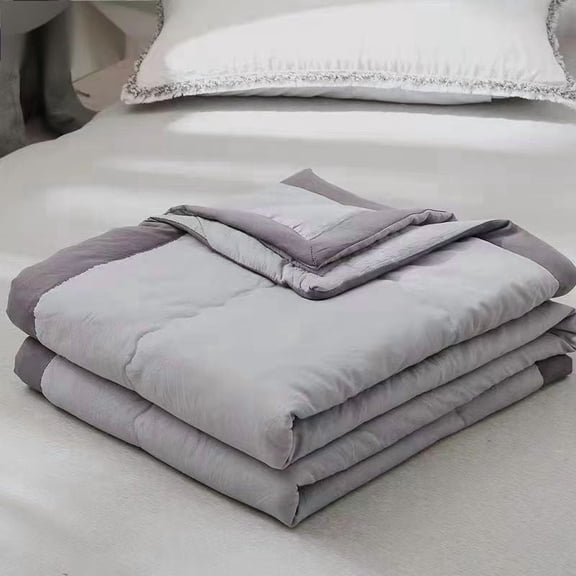 Firefly Hope 78x55in Chill-Enhanced Blanket for Overheated Sleepers – Reversible, Summer-Ready, Ultra-Light & Airy Soft Cooling Throw for Beds, Couches & Sofas, Grey