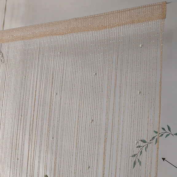 Firefly Hope Champ 3979in Boho Beaded String Curtain, Privacy & Decorative Hanging Divider for Doorways, Bedroom, Closet, Window & Wall, 1Pcs