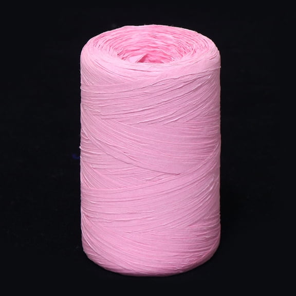Firefly Hope Colored Raffia Paper Ribbon, 984 Feet Craft Paper String for Gift Wrapping & DIY Decor, Pink