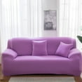 thumbnail image 1 of Firefly Hope Couch Cover for Living Room, 2 Seater Stretch Furniture Protector, Dust-Proof Loveseat Cover - Elastic Fit, Machine Washable, Pet Friendly Home Decor （Light Purple）, 1 of 5