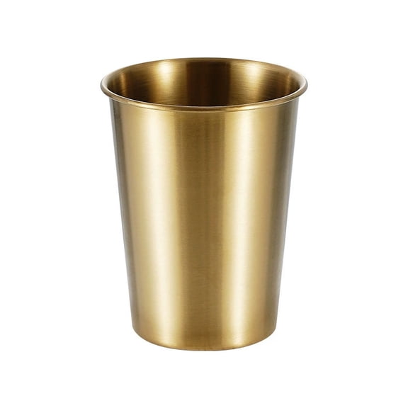 Firefly Hope Durable Stainless Steel Shatterproof Cups (2-Pack) Stackable Design for Easy Storage-Gold,300ML