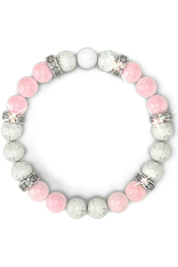 Healing Crystal Bracelet - Natural Stones, Ideal for Energy Balance