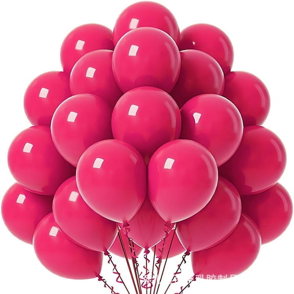 Firefly Hope Matte Balloons 10 inch, 60-Pack Latex Party Balloons, Helium-Quality Balloons for Birthdays, Graduations & Weddings, Versatile Decor for Baby Showers, Baseball & Nautical ThemesRose