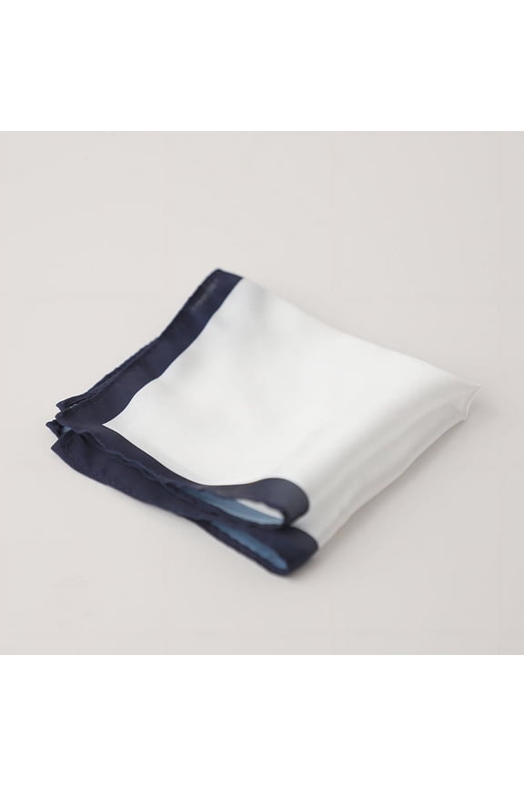 Men's Pocket Squares Handkerchiefs for Wedding Party Business Casual 9.44*9.44 inch-Dark Blue