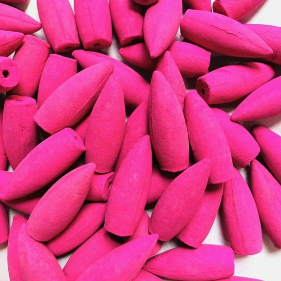 Firefly Hope Natural Backflow Incense Cones Rose Fragrance for Spa Yoga Meditation Aromatherapy 50 PCS