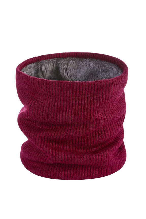 Neck Warmer Gaiters for Men Women Winter Neck Scarves Cold Weather Gear Ski Accessories-Purple Red