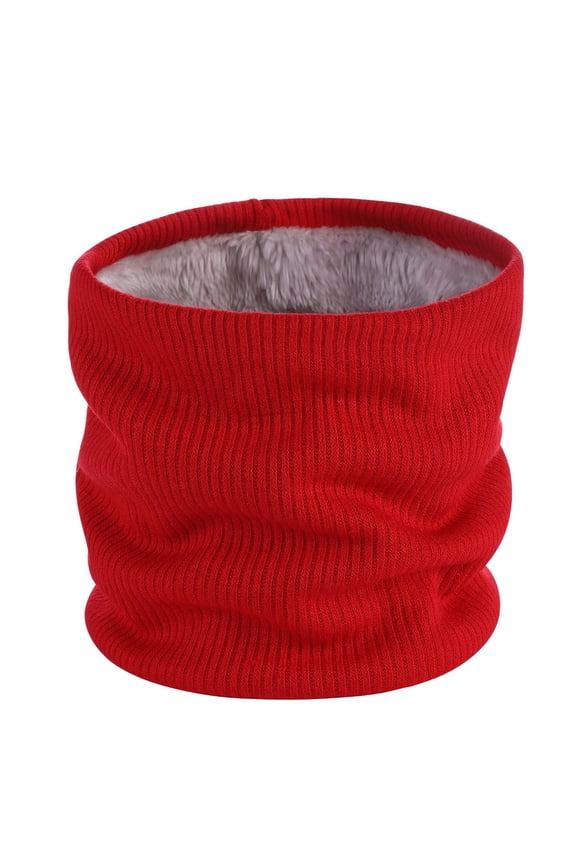 Neck Warmer Gaiters for Men Women Winter Neck Scarves Cold Weather Gear Ski Accessories-Red