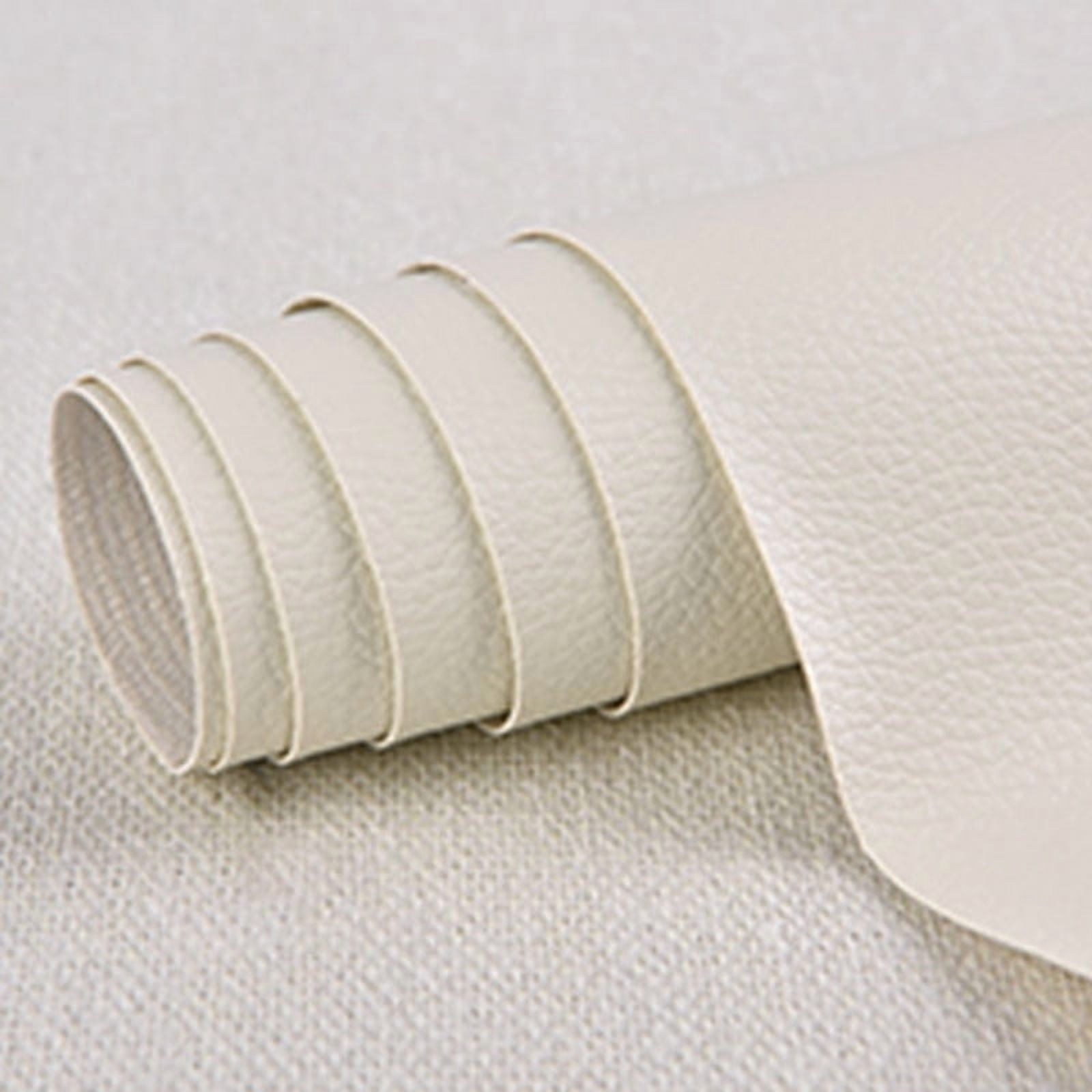 Firefly Hope Self-Adhesive Leather Repair Patch (50X137 cm) 1 Sheets, Easy-to-Apply Leather Repair Tape & Versatile Vinyl Patch Kit for Sofas, Furniture, Car Seats, Handbags, Creamy White