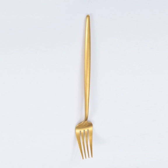 Firefly Hope Set of 4 Food Grade Stainless Steel Dinner Forks, Silverware Table Flatware Forks, Dishwasher Safe for Home Kitchen & Restaurant Use,Gold