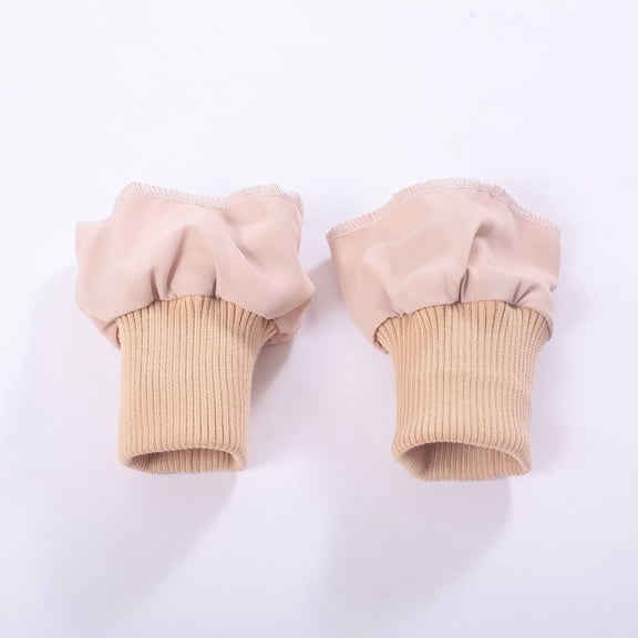 Firefly Hope Thickened Windproof Elastic Ribbed Cuff Fabric, Stretch Coarse Thread Sewing Material for DIY Handmade Garments, Down Jacket Cuff Covers & Sleeve Refurbishment, Light Pink