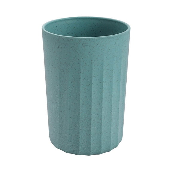 Firefly Hope Unbreakable Wheat Straw Plastic Cups, Reusable Stackable Water Tumblers ,Eco-Friendly Drinking Cups with Dishwasher Safe Design(4 Pcs Dark Green)