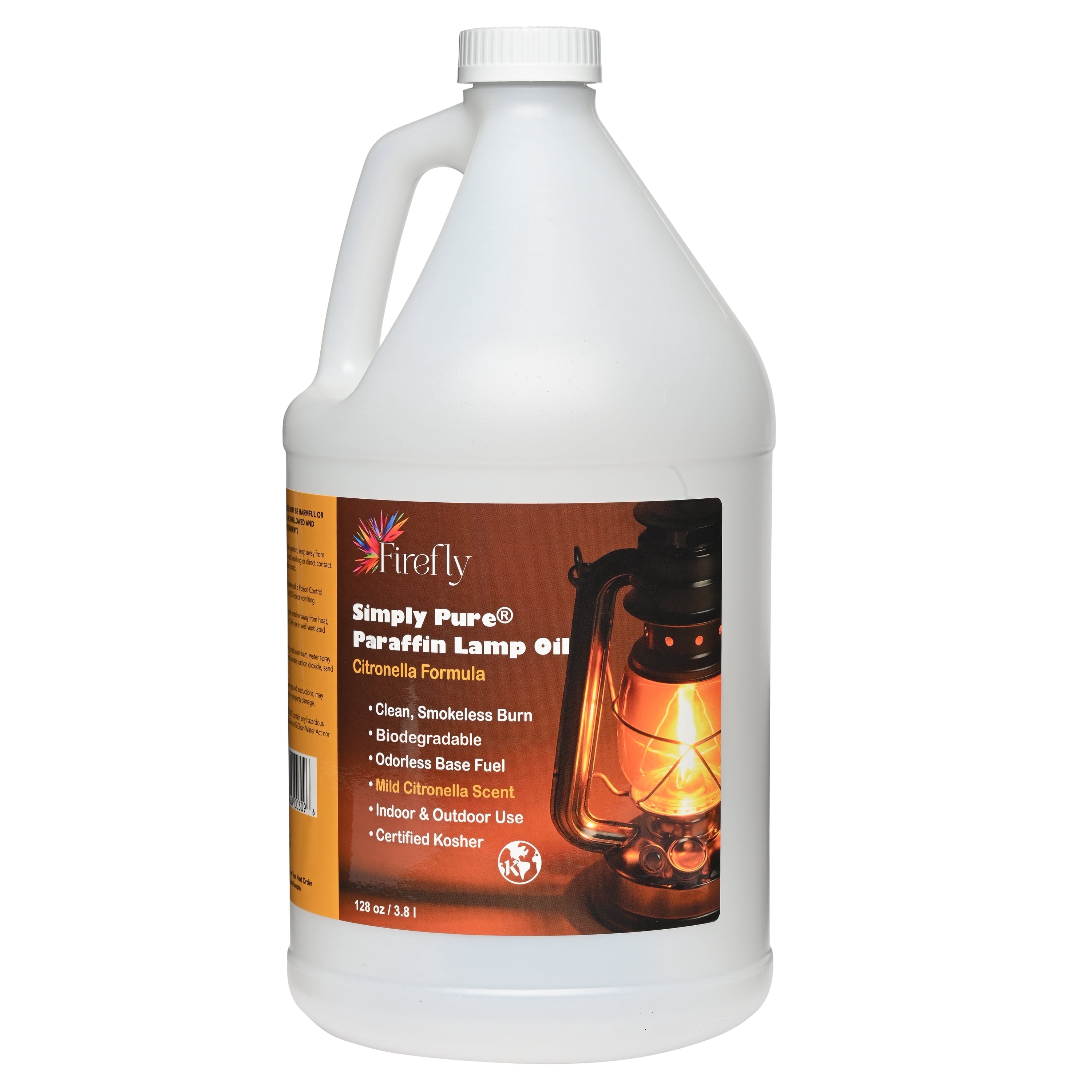 Firefly Fuel Paraffin Lamp Oil - Smokeless Indoor Use - 1 gal