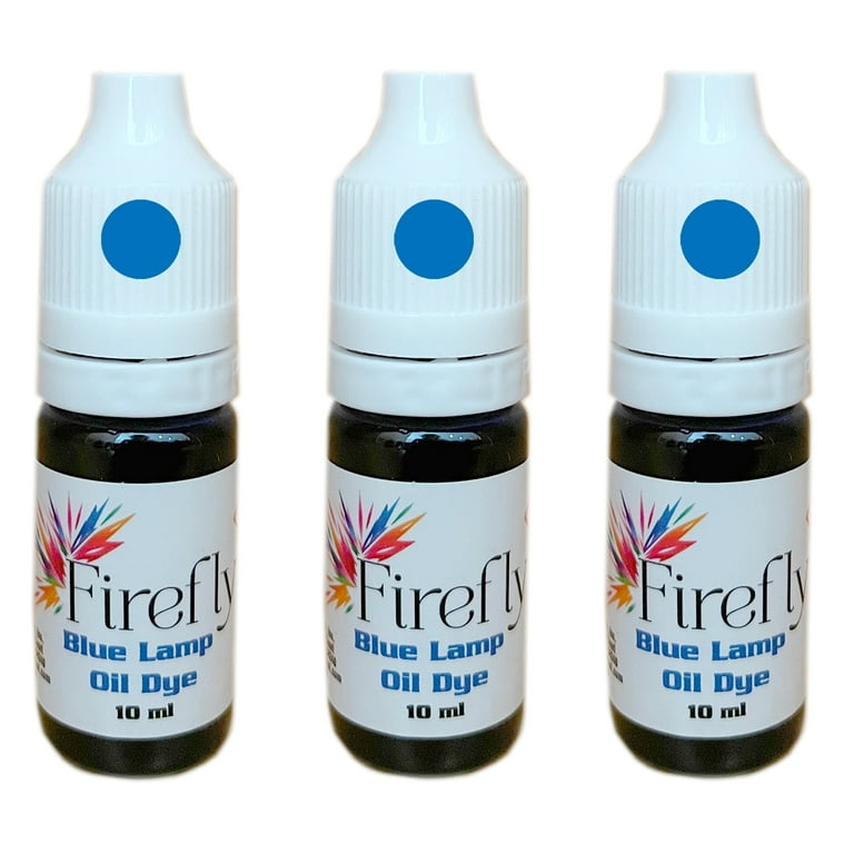 Firefly Liquid Candle Dye, Blue, Use in Paraffin Lamp Oil