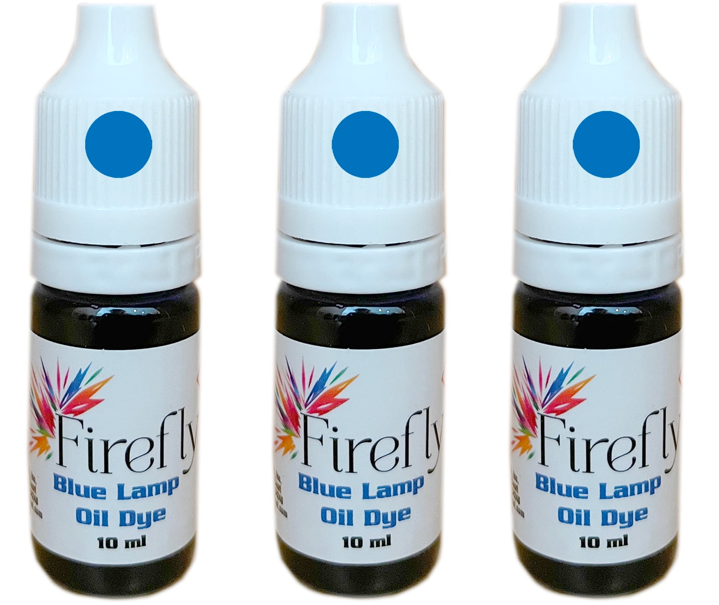 Firefly Blue Liquid Candle Dye Lamp Oil, 10 ml (3 Count)