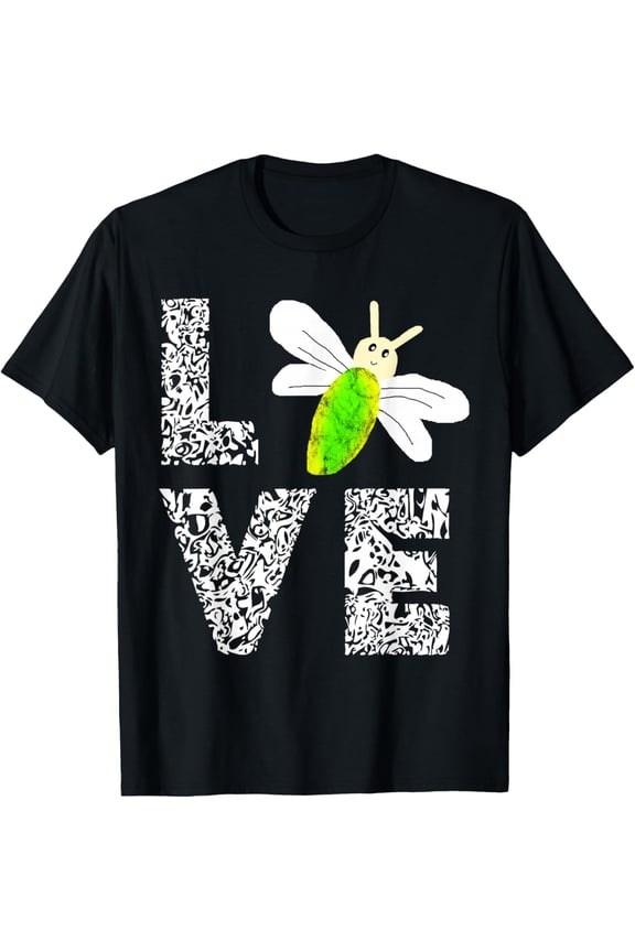Firefly Love Lightning Bugs Insects Catch Fireflies T-Shirt