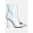 thumbnail image 1 of Firefly Metallic Chain Embellished Stiletto Ankle Boots, 1 of 11