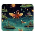 thumbnail image 1 of Firefly Non-Slip Rubber Bottom Printed Gaming Mouse Pad Mouse Mat - Square 8.3x9.8 Inch, Suitable for Office and Gaming., 1 of 6