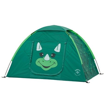 Firefly! Outdoor Gear 6' x 4' Chip the Dinosaur 2-Person Kid's Camping Tent - Green Color