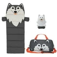 thumbnail image 1 of Firefly! Outdoor Gear Aspen the Wolf Kid's 3 Pc Camping Set - Duffel/Sleeping Bag/Lantern, 1 of 16