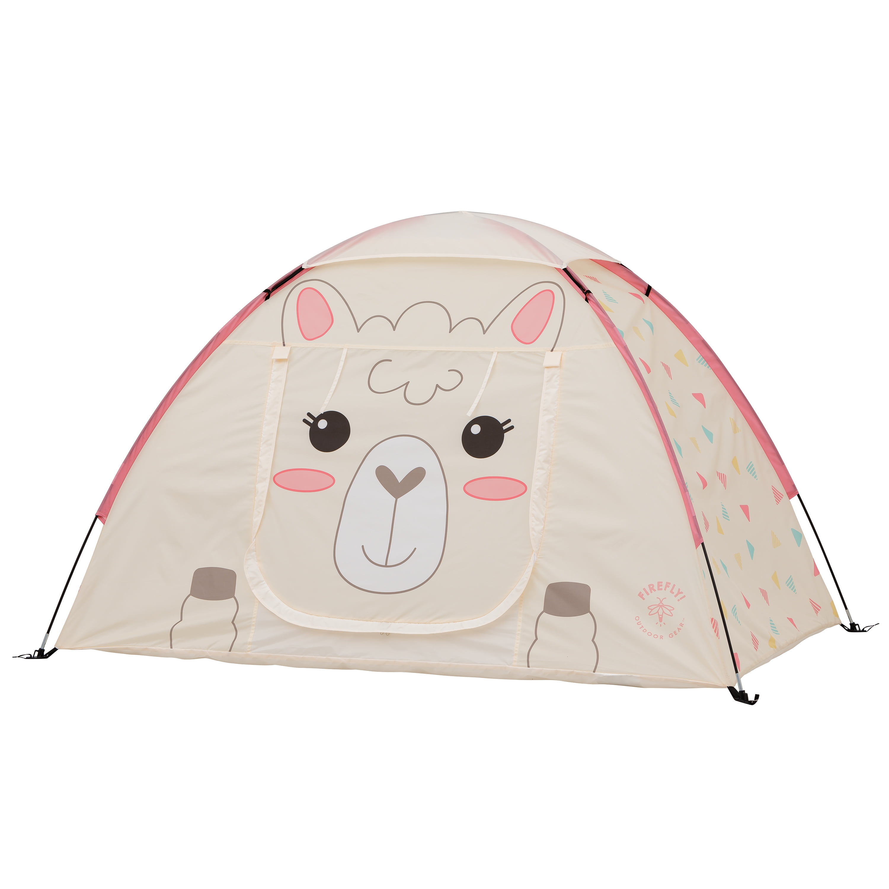 Gear　Off-white/Pink　Tent　Room　Izzie　the　Firefly!　2-Person　Kid's　Camping　Outdoor　One　Llama　Color,