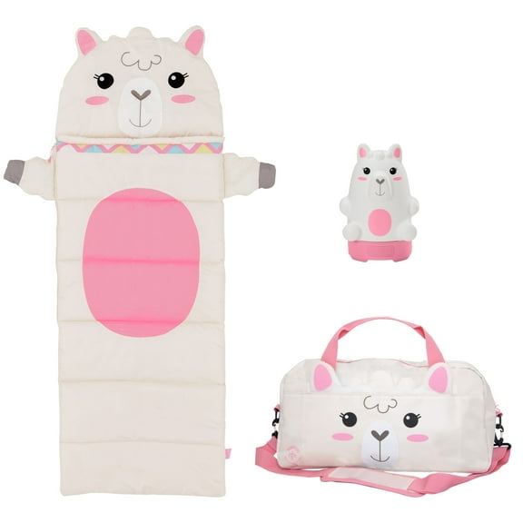 Firefly! Outdoor Gear Izzie the Llama 3 Piece Camping Set - Duffel/Sleeping Bag/Lantern