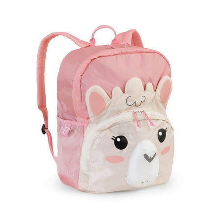 Firefly! Outdoor Gear Izzie the Llama Kid's Backpack - Pink & Cream, Unisex (15 Liter)
