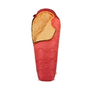 Firefly! Outdoor Gear Kid's Mummy Sleeping Bag – Red/Orange (youth size 70 in. x 30 in.)