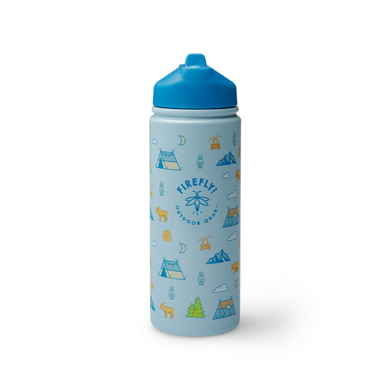 Firefly! Outdoor Gear Stainless Steel 16oz Insulated Youth Adventure Water  Bottle - Blue