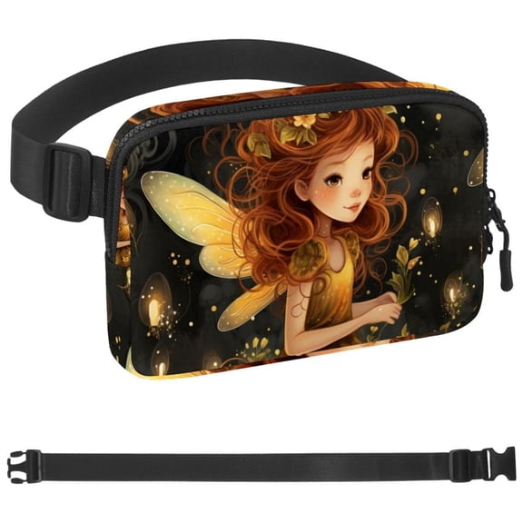 Firefly Running Belt Fanny Packs for Women & Men, Waist Pack Runners Bag Money Belt Phone Holder for Running Sports Hiking Traveling