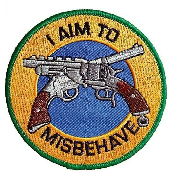 Firefly Serenity I Aim To Misbehave Embroidered Iron On Patch