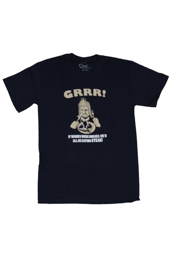 Firefly Serenity Mens T-Shirt - GRRR! I Wishes Were Horses We'd BE Eating Steaks (2X-Large)