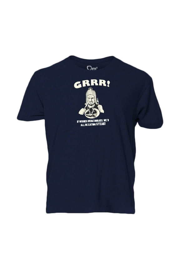 Firefly Serenity Mens T-Shirt - GRRR! I Wishes Were Horses We'd BE Eating Steaks (Small)