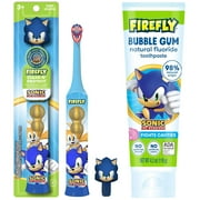Firefly Sonic the Hedgehog Battery Toothbrush and Toothpaste Bundle