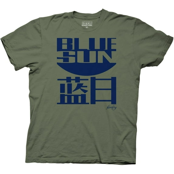 Firefly T-Shirt Serenity Blue Sun Officially Licensed