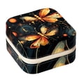 thumbnail image 1 of Firefly Travel Portable Square Necklace Holder with Earring Holder, Display Case - Travel Organizer for Rings, Earrings, Necklaces, Bracelets - Suitable for Girls and Women, 1 of 6