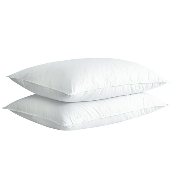 Firefly Twin Pack White Down and Feather Pillow - King
