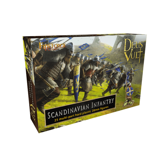 Fireforge Games Deus Vult Scandinavian Infantry -25 multi-part 28mm figures