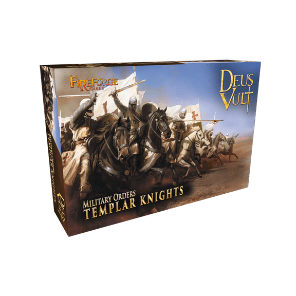 Fireforge Games Deus Vult Templar Knights - 12 multi-part 28mm figures
